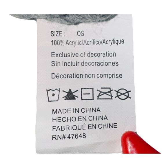 Pom Pom Knit Beanie Hat Gray Yellow Green University Oregon Ducks NCAA Winter - Picture 5 of 6